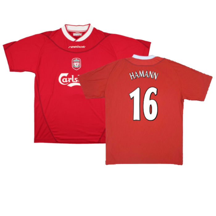 Liverpool 2002-04 Home Shirt (XL) (Excellent) (HAMANN 16)