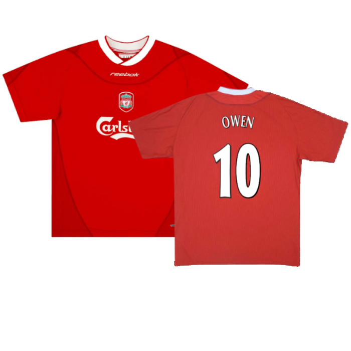 Liverpool 2002-04 Home Shirt (L) (Excellent) (Owen 10)