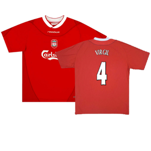 Liverpool 2002-04 Home Shirt (Very Good) (Virgil 4)_0