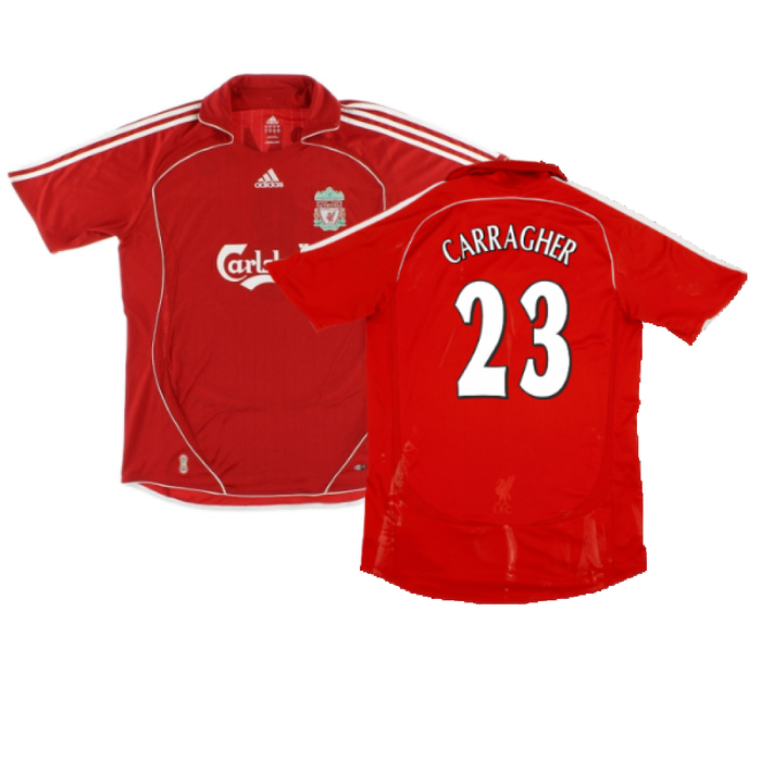 Liverpool 2006-08 Home Shirt (Very Good) (CARRAGHER 23)