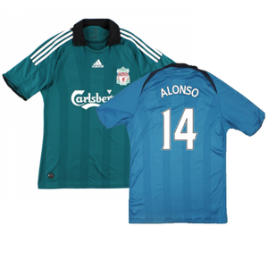 Liverpool 2008-09 Third Shirt (M) (Fair) (Alonso 14)_0