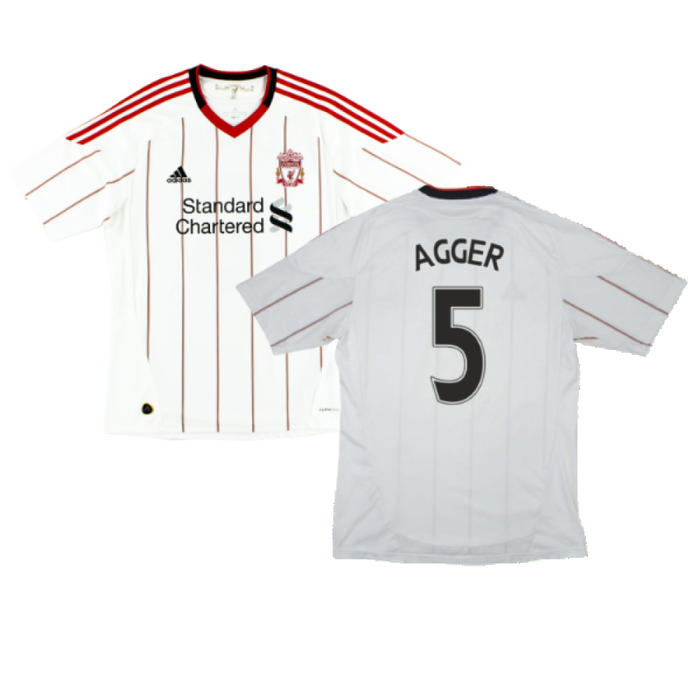 Liverpool 2010-11 Away Shirt (XL) (Excellent) (Agger 5)