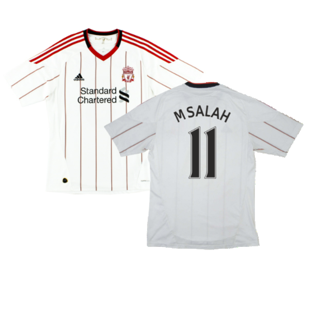 Liverpool 2010-11 Away Shirt (S) (M SALAH 11) (Good)_0