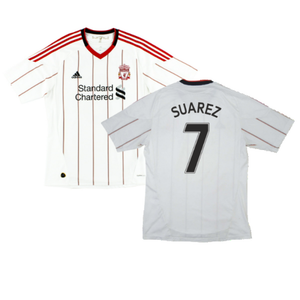 Liverpool 2010-11 Away Shirt (2XL) (Good) (Suarez 7)_0