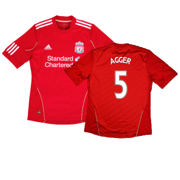 Liverpool 2010-12 Home Shirt (L) (Very Good) (Agger 5)