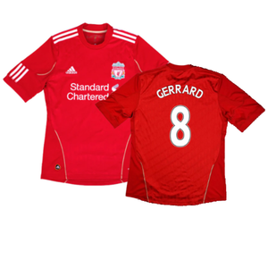 Liverpool 2010-12 Home Shirt (L) (Very Good) (GERRARD 8)_0