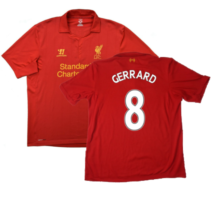 Liverpool 2012-13 Home Shirt (Small) (Very Good) (Gerrard 8)