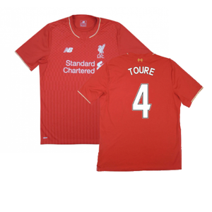 Liverpool 2015-16 Home Shirt (Excellent) (Toure 4)_0