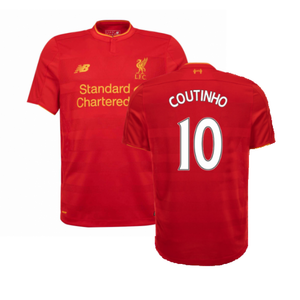 Liverpool 2016-17 Home Shirt (XL) (Excellent) (Coutinho 10)_0