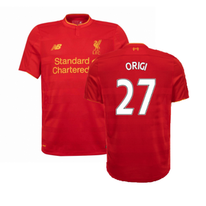 Liverpool 2016-17 Home Shirt (Excellent) (Origi 27)_0