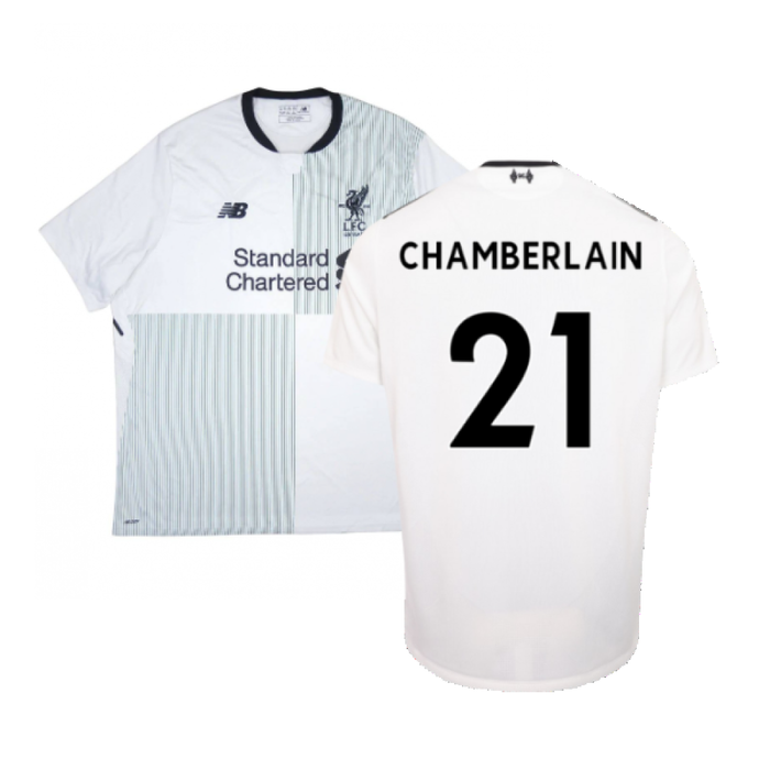 Liverpool 2017-18 Away Shirt (XXL) (Very Good) (Chamberlain 21)