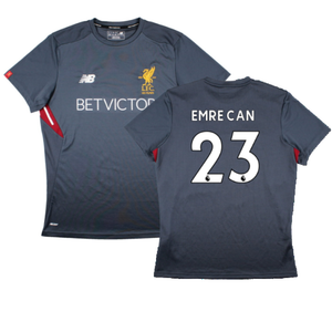Liverpool 2017-18 New Balance Training Shirt (L) (Emre Can 23) (Excellent)_0