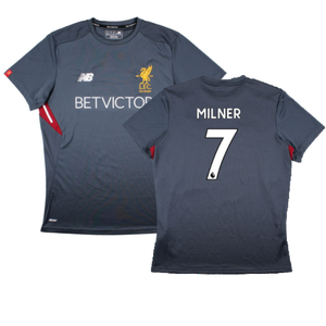 Liverpool 2017-18 New Balance Training Shirt (L) (Milner 7) (Excellent)_0