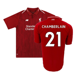 Liverpool 2018-19 Home Shirt (S) (Excellent) (Chamberlain 21)_0
