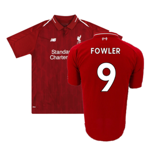 Liverpool 2018-19 Home Shirt (S) (Excellent) (Fowler 9)_0