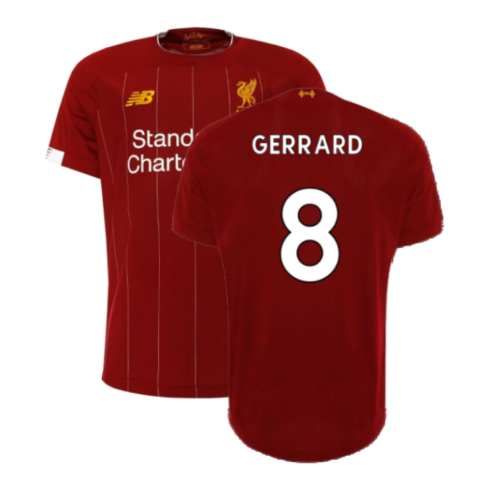 Liverpool 2019-20 Home Shirt (XL) (Excellent) (Gerrard 8)