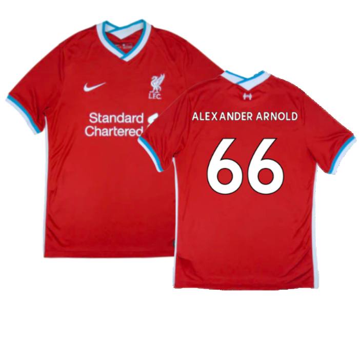 Liverpool 2020-21 Home Shirt (S) (Very Good) (ALEXANDER ARNOLD 66)