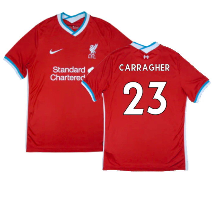 Liverpool 2020-21 Home Shirt (S) (Very Good) (CARRAGHER 23)