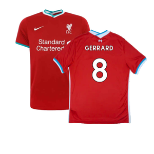 Liverpool 2020-21 Home Shirt (Excellent) (GERRARD 8)_0