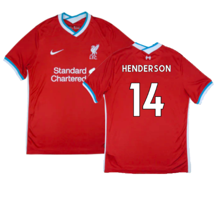 Liverpool 2020-21 Home Shirt (S) (Mint) (HENDERSON 14)