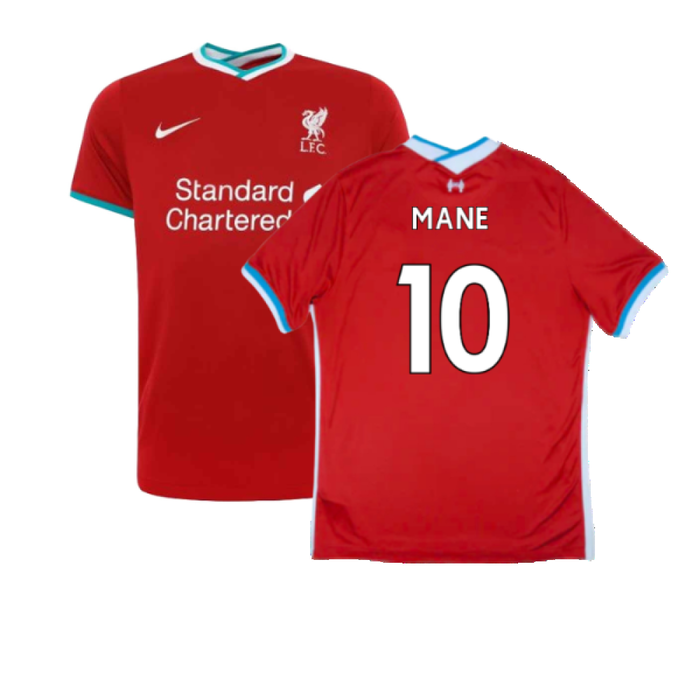 Liverpool 2020-21 Home Shirt (Mint) (MANE 10)