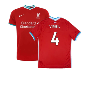 Liverpool 2020-21 Home Shirt (Mint) (VIRGIL 4)_0