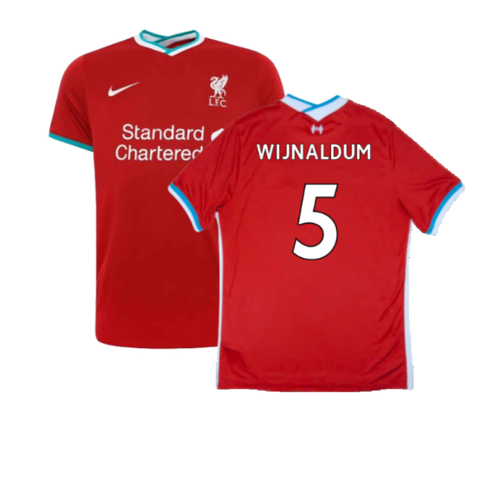 Liverpool 2020-21 Home Shirt (Excellent) (WIJNALDUM 5)