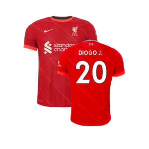 Liverpool 2021-22 Vapor Home Shirt (6XL) (Very Good) (DIOGO J. 20)_0