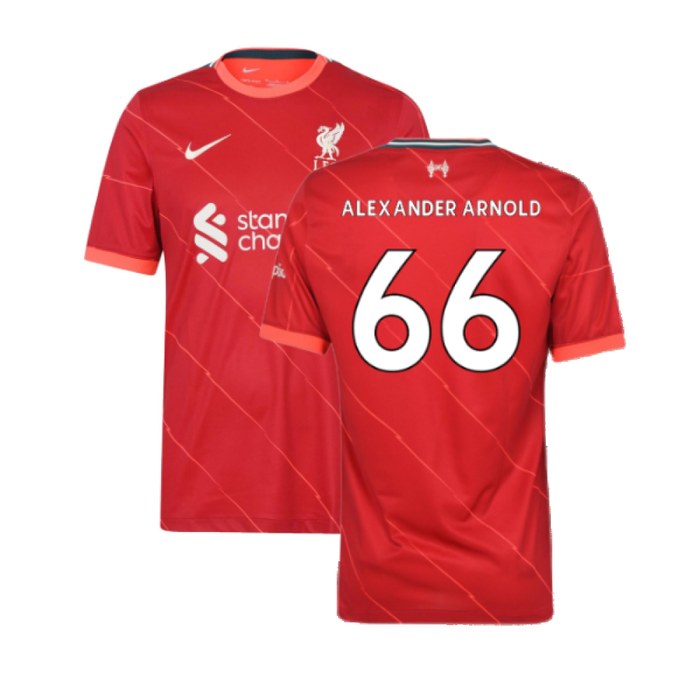 Liverpool 2021-22 Home Shirt (L) (Very Good) (ALEXANDER ARNOLD 66)