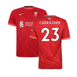 Liverpool 2021-22 Home Shirt (L)  (CARRAGHER 23) (Excellent)_0