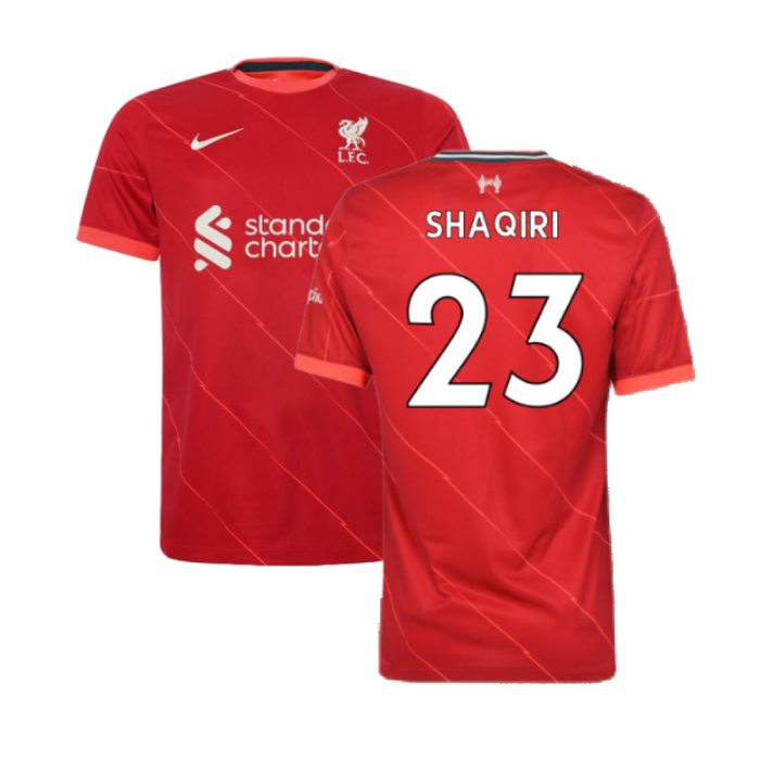 Liverpool 2021-22 Home Shirt (L)  (SHAQIRI 23) (Excellent)