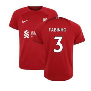 Liverpool 2022-23 Home Shirt (S) (Excellent) (FABINHO 3)_0