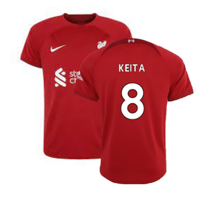 Liverpool 2022-23 Home Shirt (S) (Excellent) (KEITA 8)_0