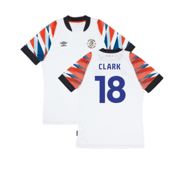 Luton Town 2022-23 Away Shirt (Sponsorless) (XL) (Very Good) (Clark 18)