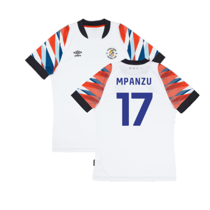 Luton Town 2022-23 Away Shirt (Sponsorless) (XL) (Very Good) (Mpanzu 17)