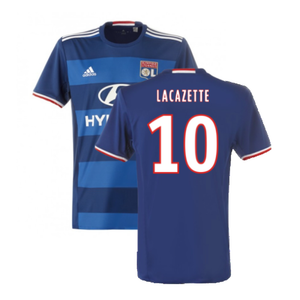 Lyon 2016-17 Away Shirt (L) (Excellent) (Lacazette 10)_0