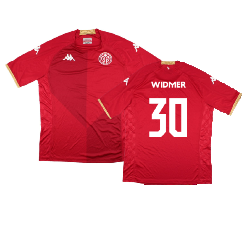 Mainz 05 2022-23 Home Shirt (Sponsorless) (L) (Mint) (Widmer 30)_0