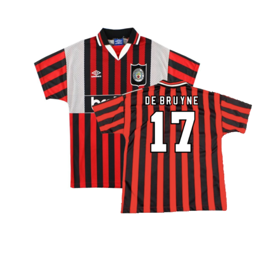 man City 1994-1996 Away Shirt (XL) (Excellent) (DE BRUYNE 17)_0