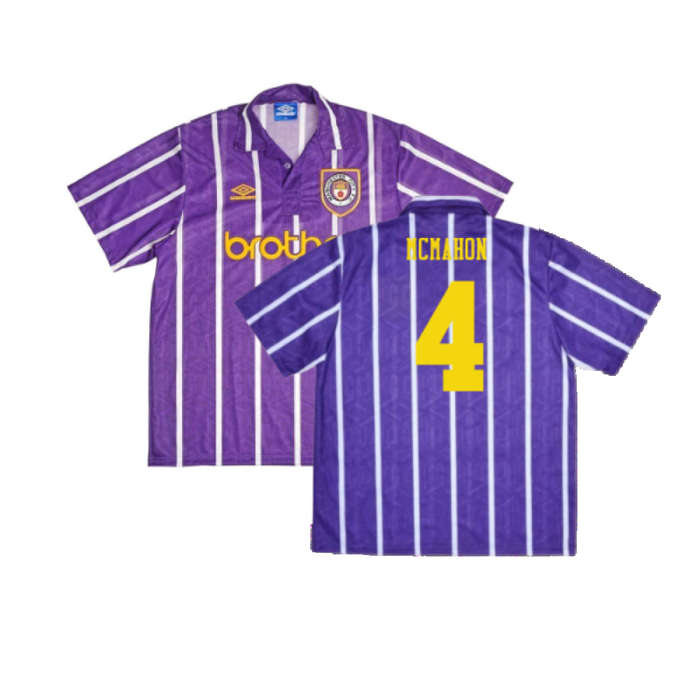 Manchester City 1992-1994 Away Shirt (XL) (Excellent) (McMahon 4)