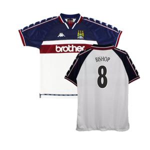 Manchester City 1997-98 Away Shirt (XL) (Good) (Bishop 8)_0