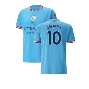 Manchester City 2022-23 Home Shirt (M) (Excellent) (Grealish 10)_0