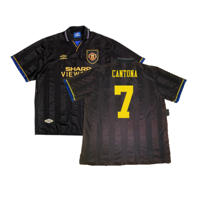 Manchester United 1993-1995 Away Shirt (Very Good) (Cantona 7)