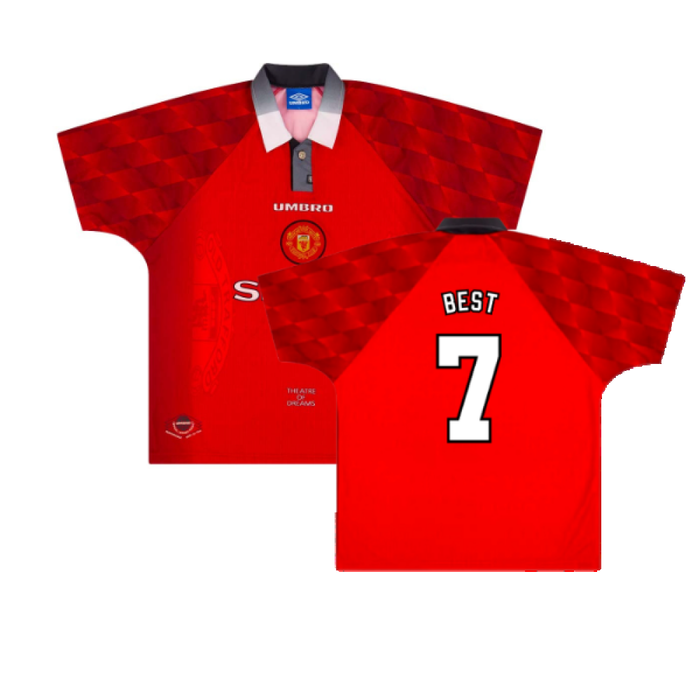 Manchester United 1996-98 Home (M) (Excellent) (Best 7)