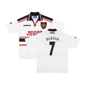 Manchester United 1997-98 Away Shirt (Good) (Beckham 7)_0