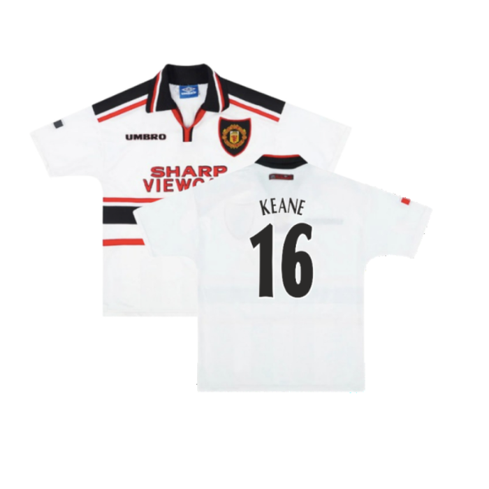 Manchester United 1997-99 Away Shirt (M) (Mint) (Keane 16)