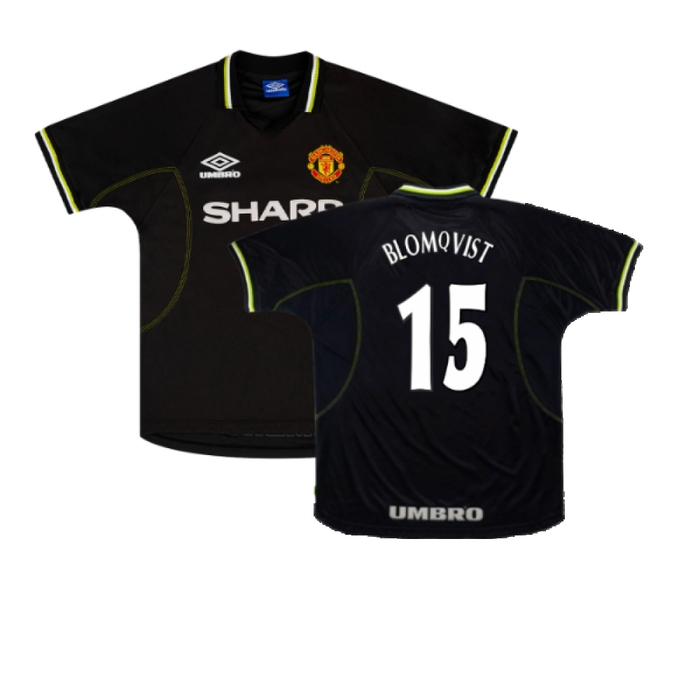 Manchester United 1998-99 Third Shirt (Very Good) (Blomqvist 15)