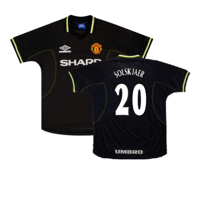 Manchester United 1998-99 Third Shirt (Very Good) (Solskjaer 20)