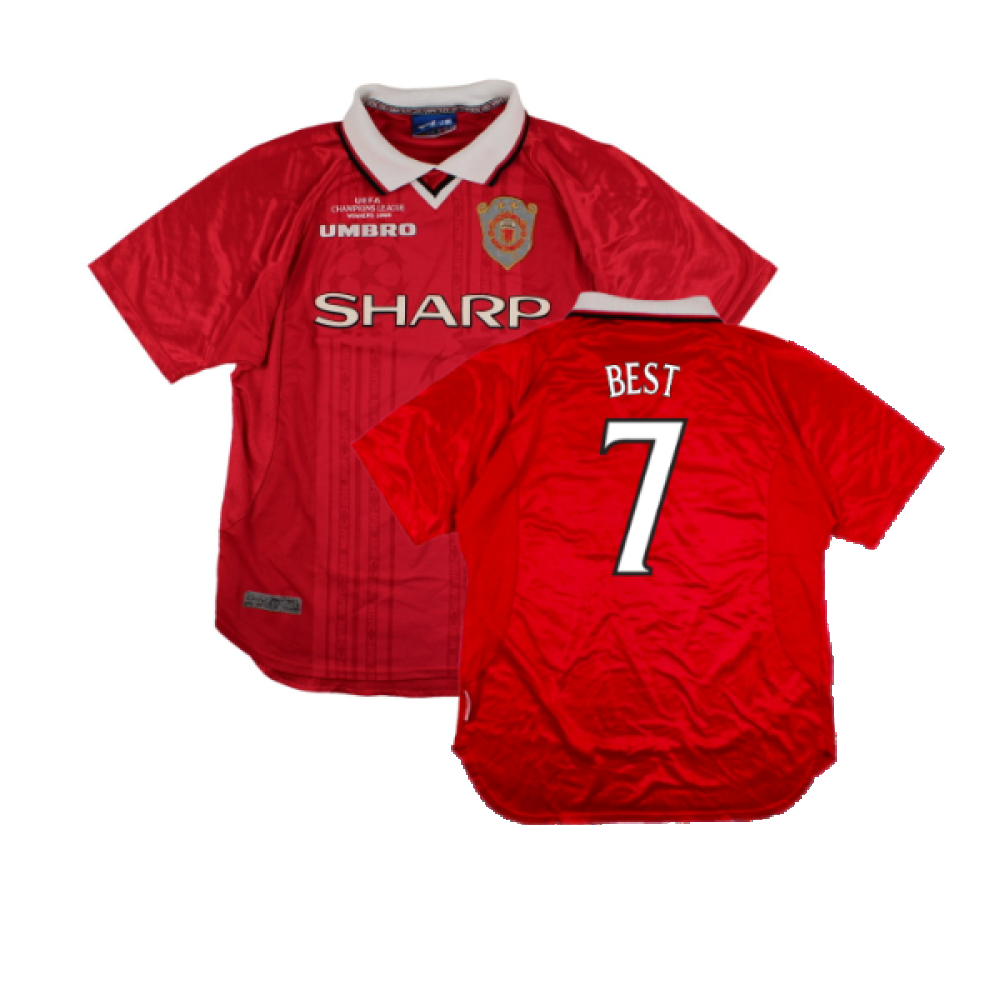 Manchester United 1999-00 European Home Shirt (XL) (Excellent) (Best 7)_0