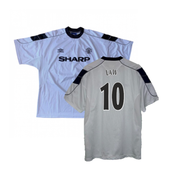 Manchester United 2000-01 Away Shirt (XXL) (Very Good) (Law 10)