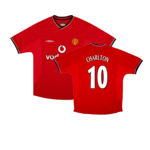 Manchester United 2000-02 Home Shirt (Youths) (Good) (Charlton 10)_0